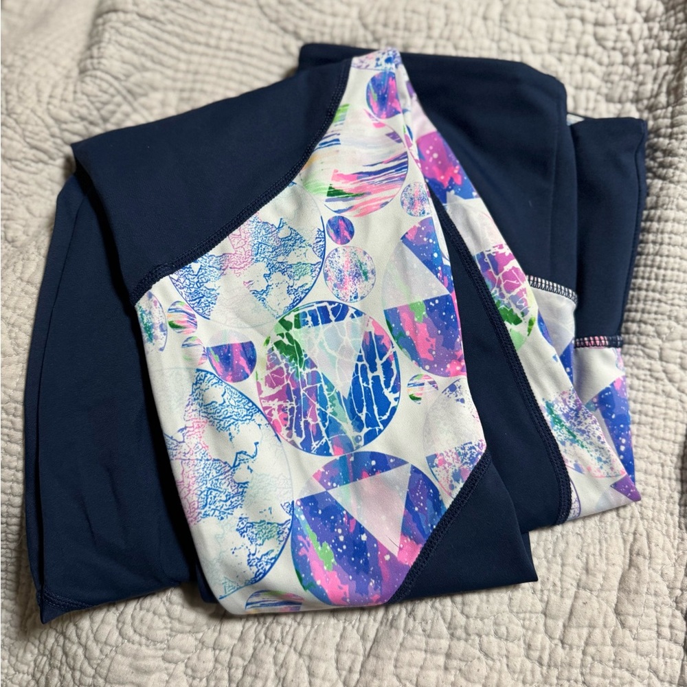 Colorful Geometric Print Leggings
